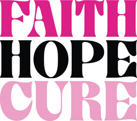 breast cancer retro svg design bundle and eps file