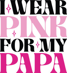 breast cancer retro svg design bundle and eps file