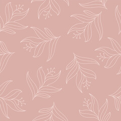 Floral pattern. Hand-made seamless pattern for textiles, fabrics, covers, wallpapers, prints and creative ideas