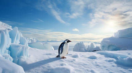 Penguin in polar regions
