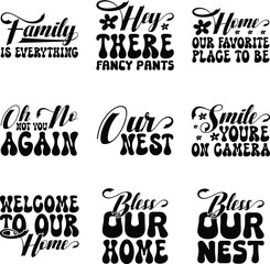 christmas retro svg design bundle and eps file