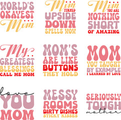 Funny retro svg design bundle and eps file