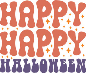 Halloween  retro svg  design bundle and eps file