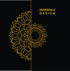 Arabesque mandala pattern design with abstract background.