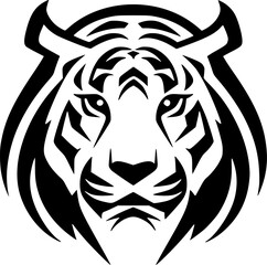 Tiger - High Quality Vector Logo - Vector illustration ideal for T-shirt graphic