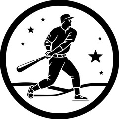 Baseball - High Quality Vector Logo - Vector illustration ideal for T-shirt graphic