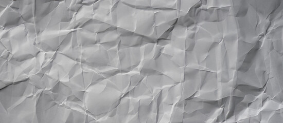 Grey paper crumpled texture background