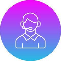 Call Center Agent Icon