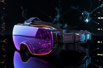 Immersive metaverse sports VR glasses redefine 3D cyber gaming in virtual reality Generative AI