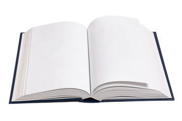 open book isolated on white background.