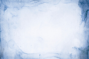 A textured, abstract background in icy shades of blue and white.