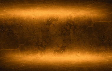 Old golden grunge background. Grunge texture. Dark wallpaper
