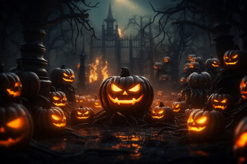 Haunted Harvest, A Halloween Feast of 3D Pumpkins