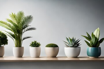 Obraz premium plant in a pot on the table