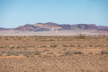 Désert au sud de la Namibie dans la région du Karas