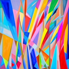 Abstract colorful illustration. Colorful abstract background with repeating curves of parallel lines.background of strokes and spots of paint.