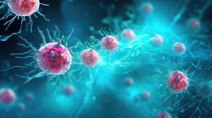 Cellular Invasion: The Aggregation of Cancerous Cells