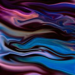 Liquified Purple and Blue with space for copy 