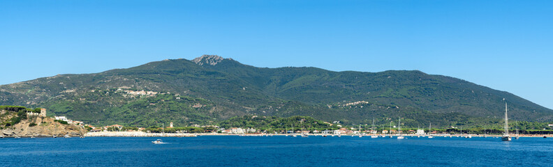 Italy Archipelago Toscano Livorno, visit to the island of Pianosa, stopped on the island of Elba in...
