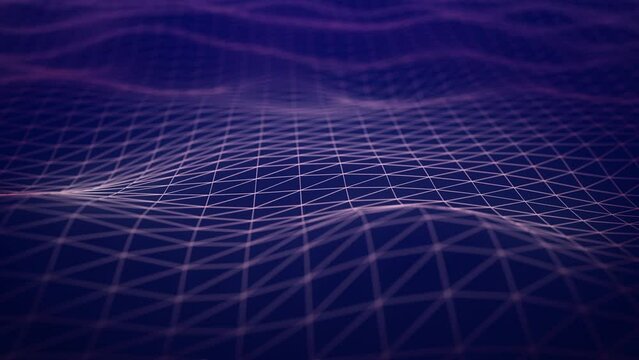 Abstract background of wave technology