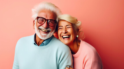 Eternal Happiness: 80s Couple Radiating Joy