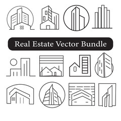 Free vector home icons collection