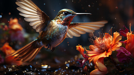 Humming Bird in action