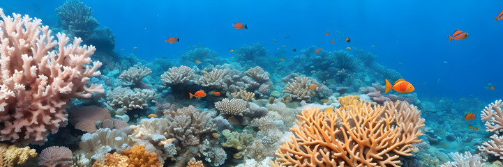 Fototapeta na wymiar Coral spot, sea reef