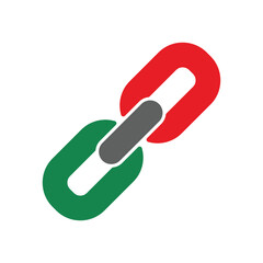 chains icon, vector, template, logo, trendy, collection, flat, design