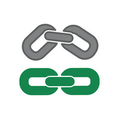 chains icon, vector, template, logo, trendy, collection, flat, design