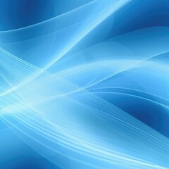 Abstract blue wave background. Generative AI