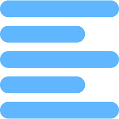 Obraz premium Horizontal Left Align Icon