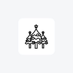 Festive Celebrations Line Icon