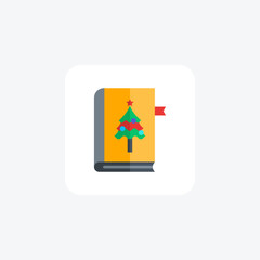 Merry Christmas cape Flat Icon