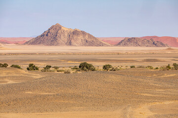 Montagne au porte du Namib autour de Sesriem
