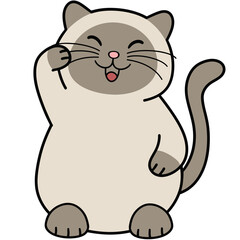 Cute Cartoon Lucky Cat