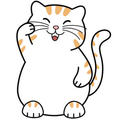 Cute Cartoon Lucky Cat
