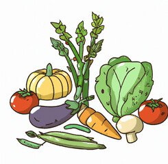 healthy foods created with generative AI technology	