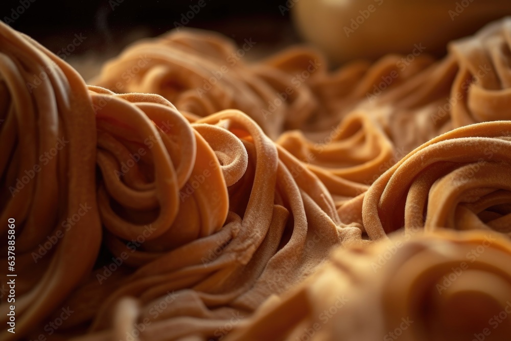 Canvas Prints close-up of freshly rolled pasta dough