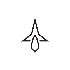 Fototapeta premium Spear logo vector design template