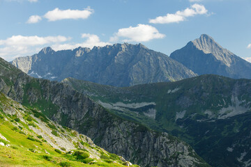 Summer Tatra Mountains, Poland, Zakopane, beautiful landscape from Kasprowy Wierch