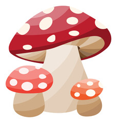 mushroom drawing . Hand draw for design.