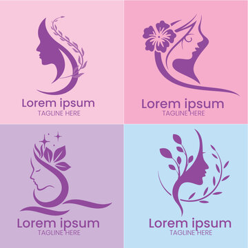 LOGO BEAUTY SKINCARE, LOGO SALON, LOGO COMPANY, LOGO BEAUTY FACE