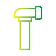 Building Hammer Industry Gradient Icon