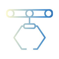 Hook Site Work Gradient Icon