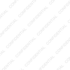 Confidential watermark on a Transparent Background