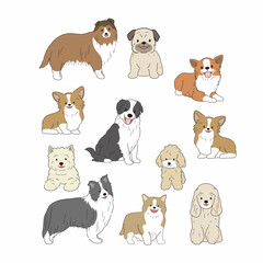 set of dogs