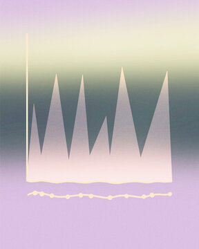 Modern graph design simple graphics