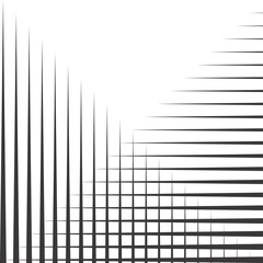 Modern black and white banner with striped pattern