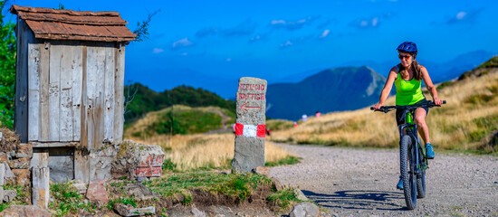 Passo di Lama Lite con E Bike alta via dei Parchi 